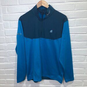 Nike Golf Dri-Fit Tour Performance Quarter Zip Pullover Blue Men's Large